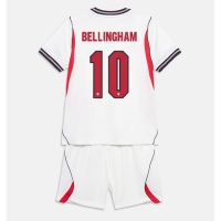 Camiseta Inglaterra Jude Bellingham #10 Primera Equipación Replica Mundial 2026 para niños mangas cortas (+ Pantalones cortos)